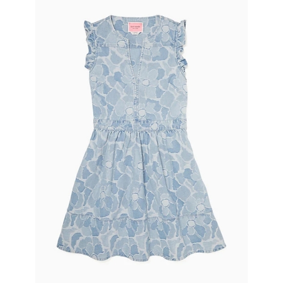Kate Spade abstract peony denim dress - Picture 8 of 10